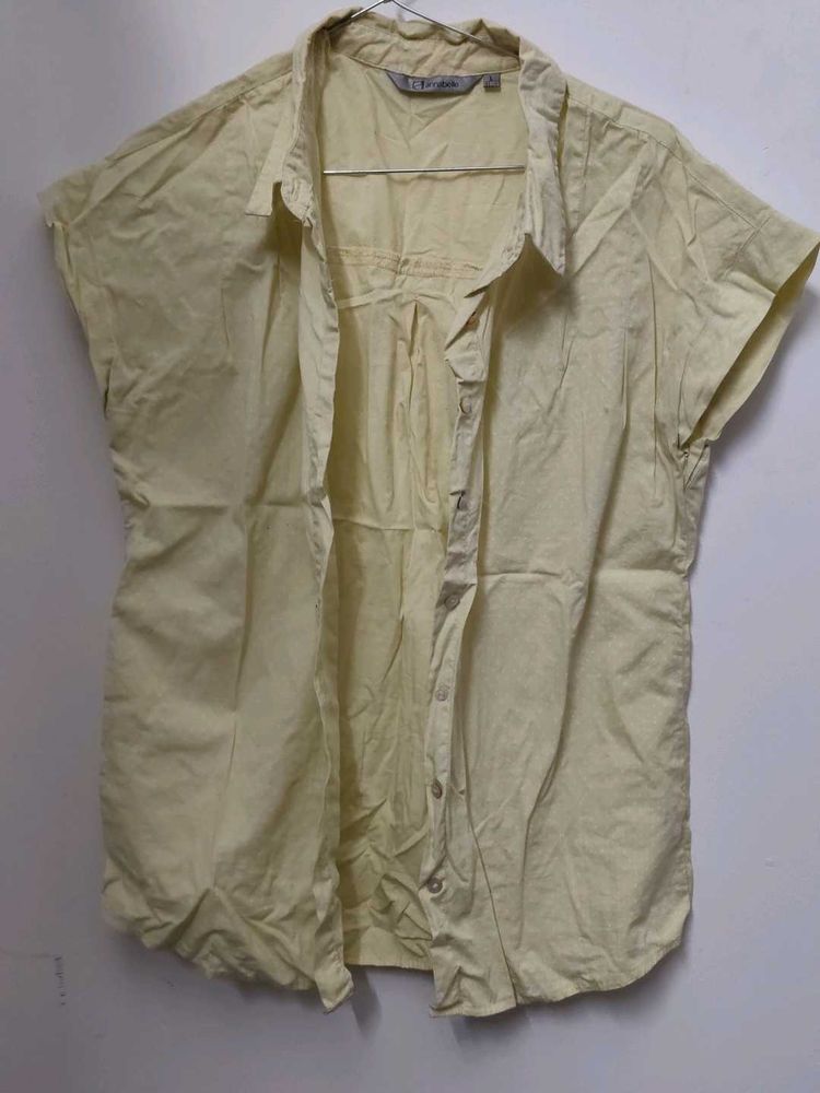 Light Yellow Short Sleeve Shirt