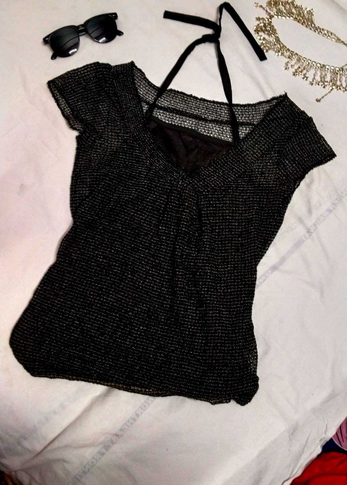 Black Halter Top ✨