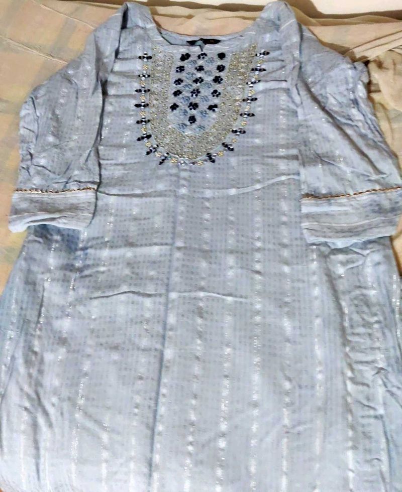 Blue Faded Kurti 💙