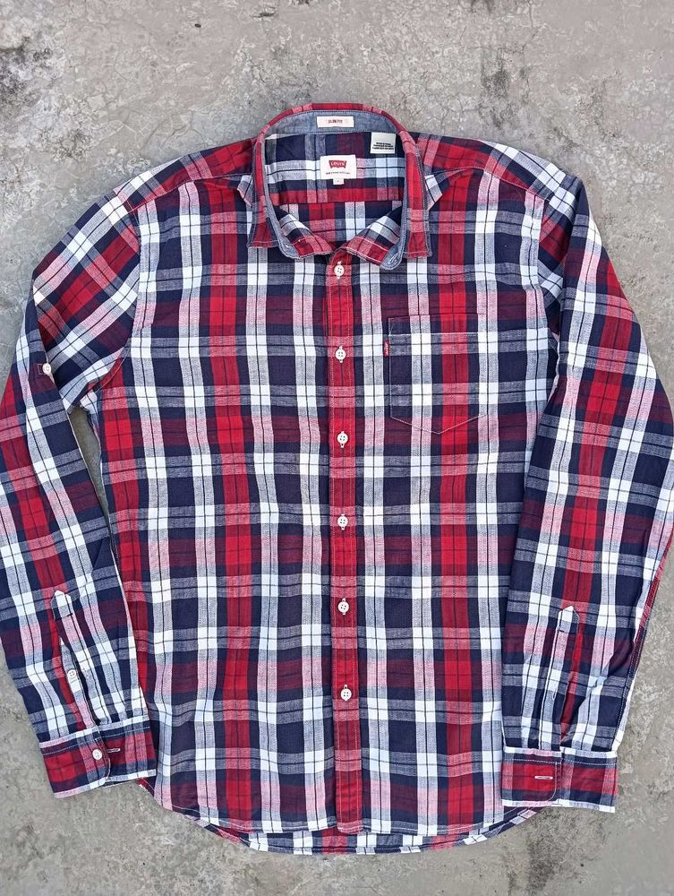 Levi's Plaid Flannel Shirt