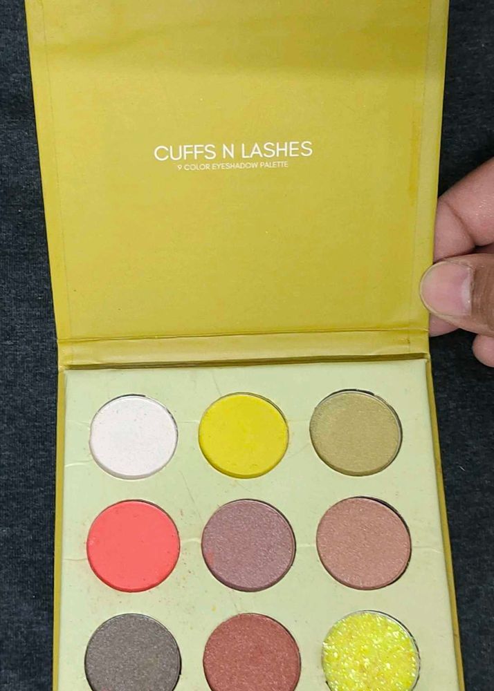 9 Colour Eyeshadow Palette - Lemon