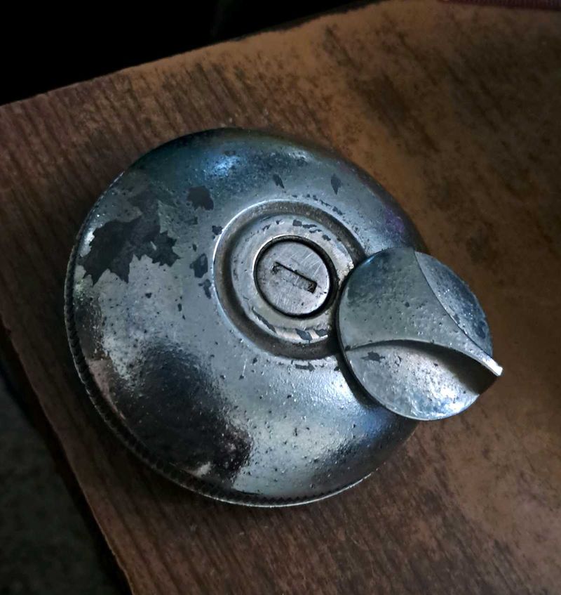 Vintage ambassador car fuel tank cap