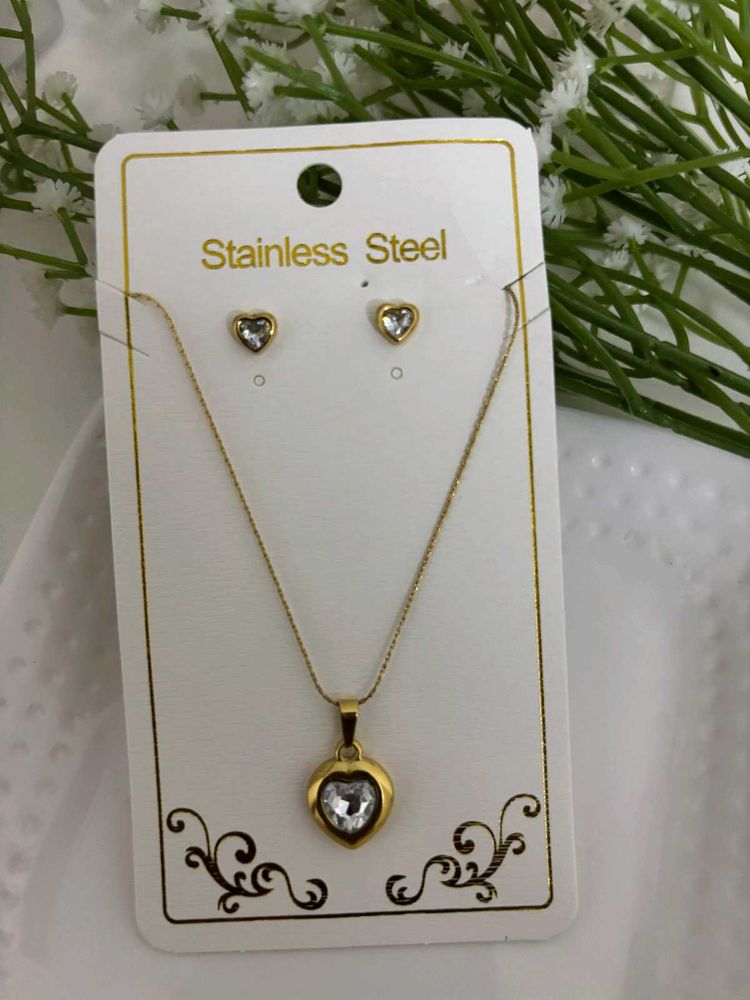 Petite Love drop Necklace &amp; Earring Set