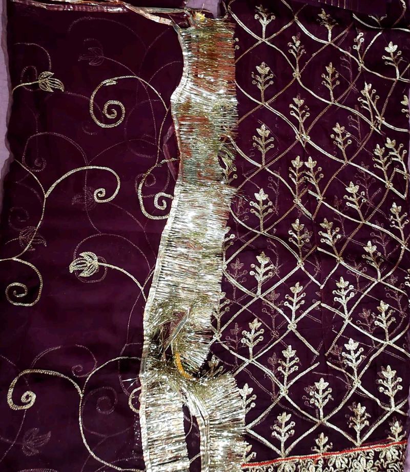 Purple Rajputi poshak