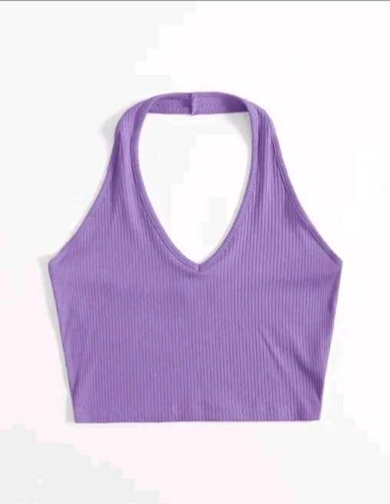 Lavender Halter Top (CN)