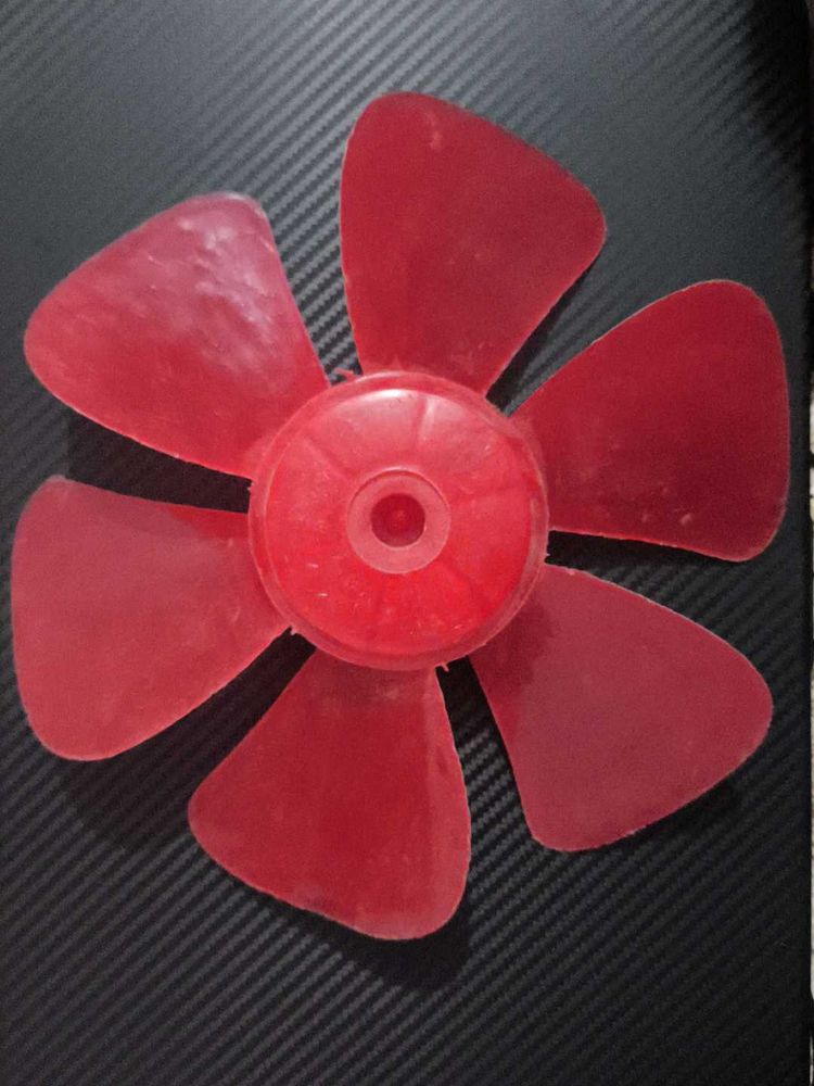 Vintage Red Fan Blade