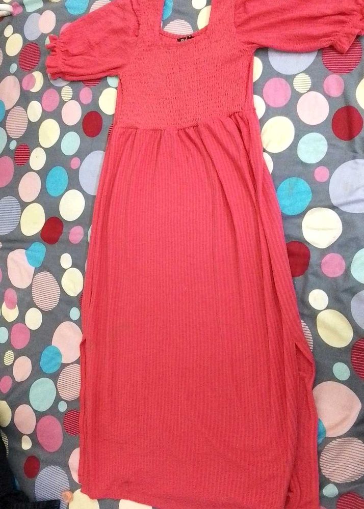 Coral Maxi Dress