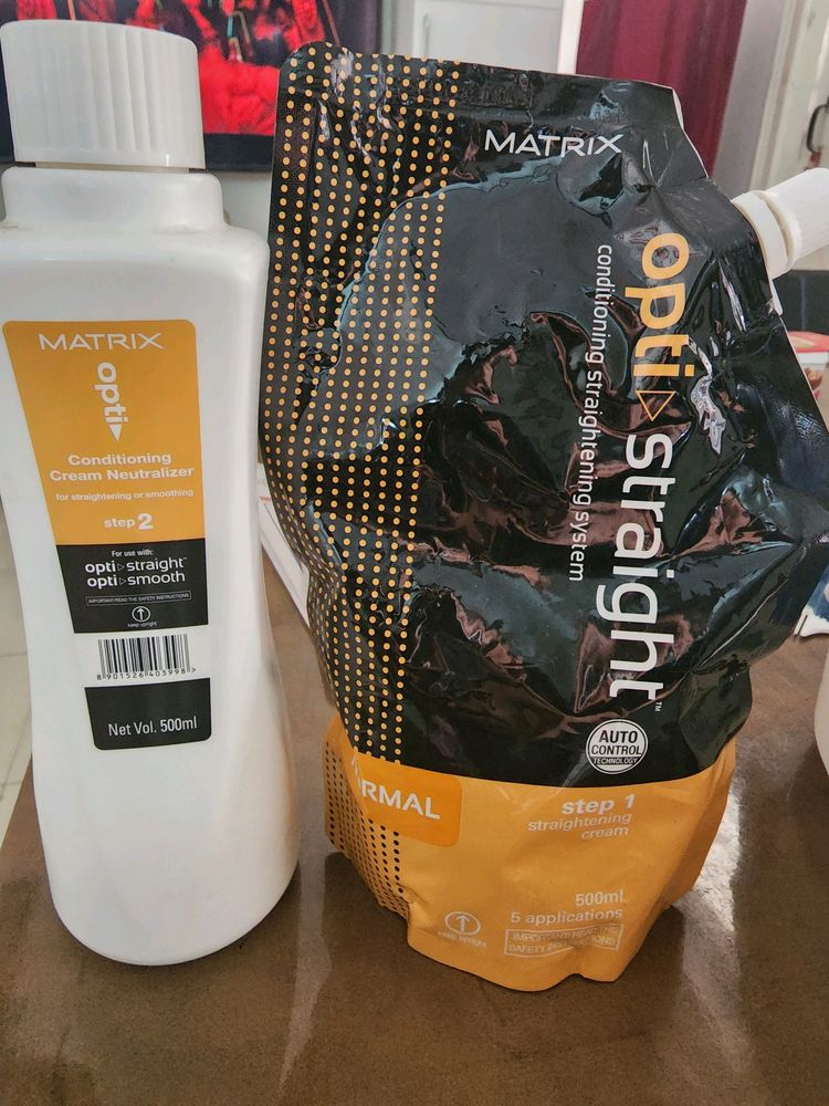 straightening and smoothening cream
