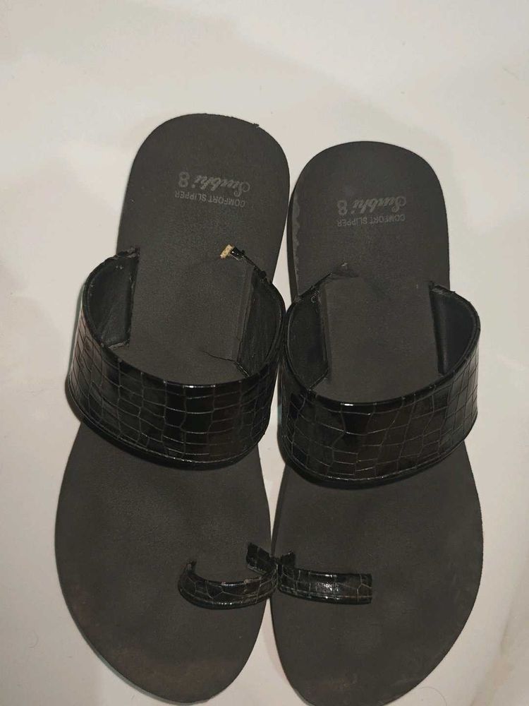 Black sleeper chapals for women | Good quality