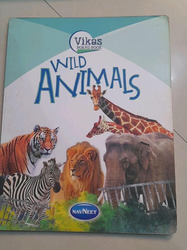 Vikas Board Book-Navneet-wild Animals