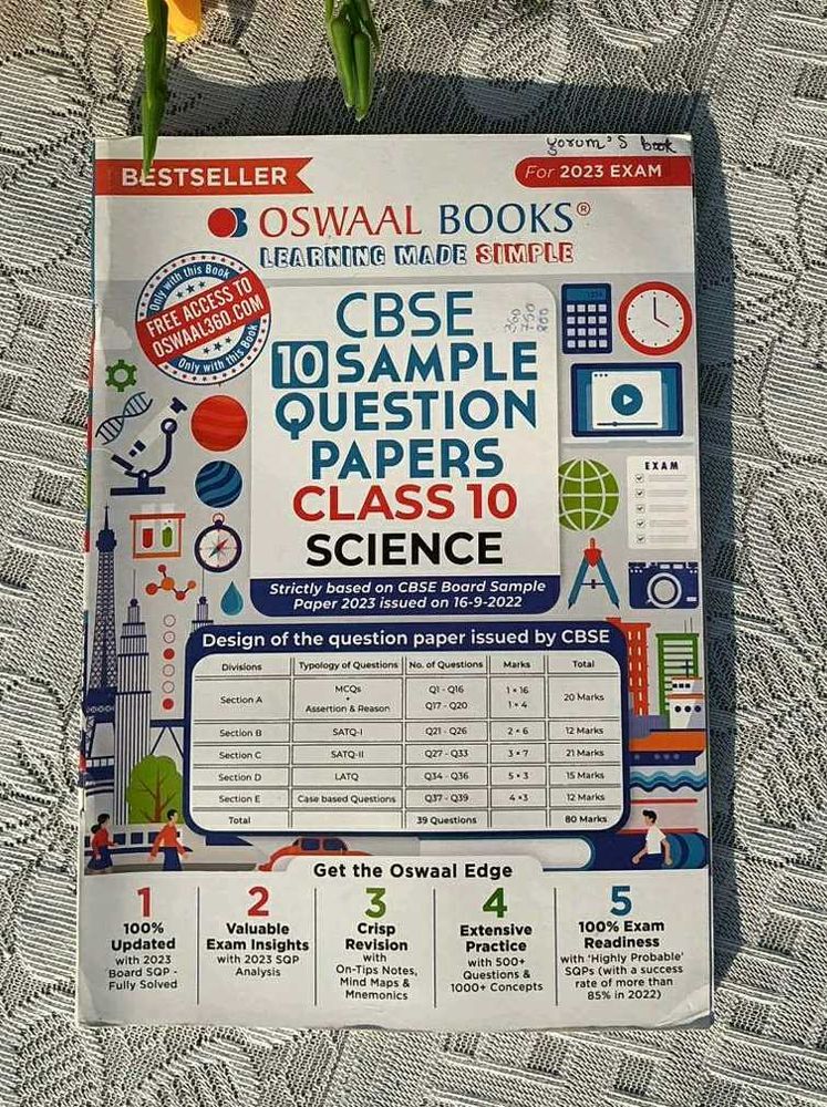 CBSE Class 10 Science Sample Papers