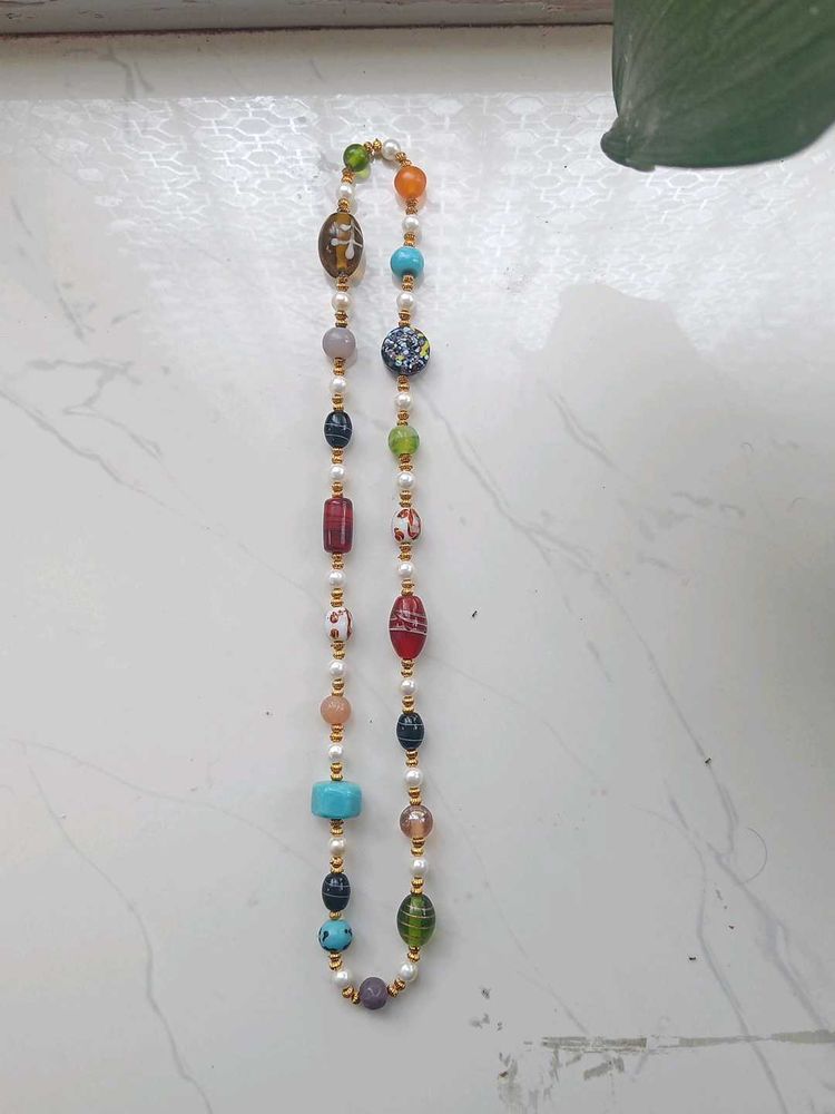 Trendy Beaded Neck Piece