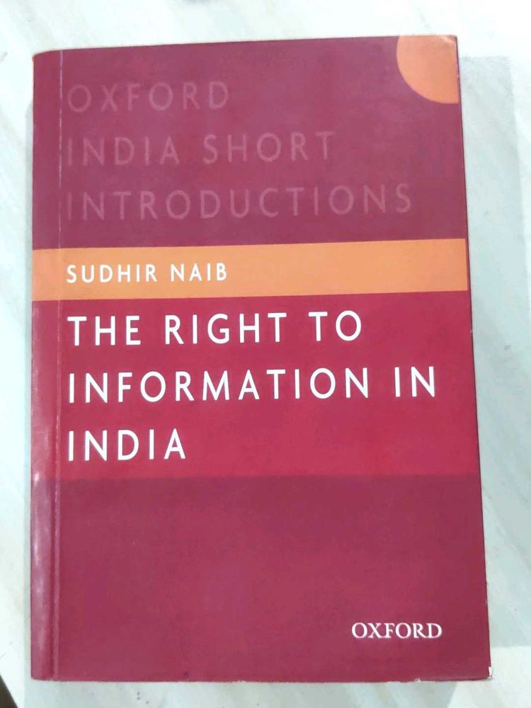Right to Information in India