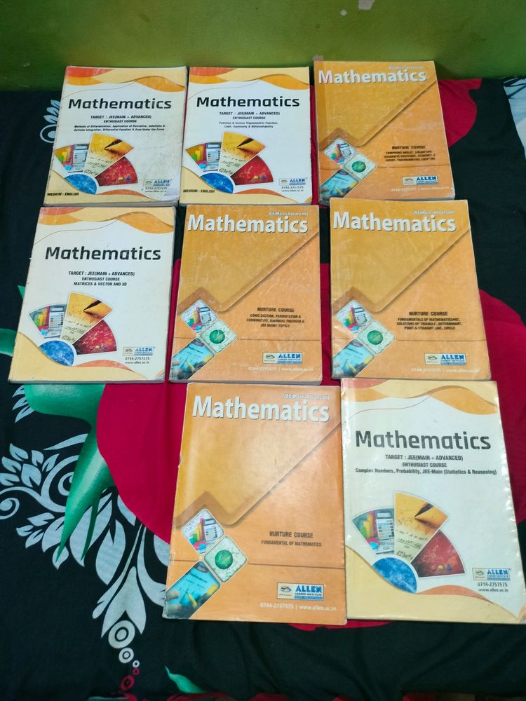 Mathematics Allen Course Material, Jee And Advance