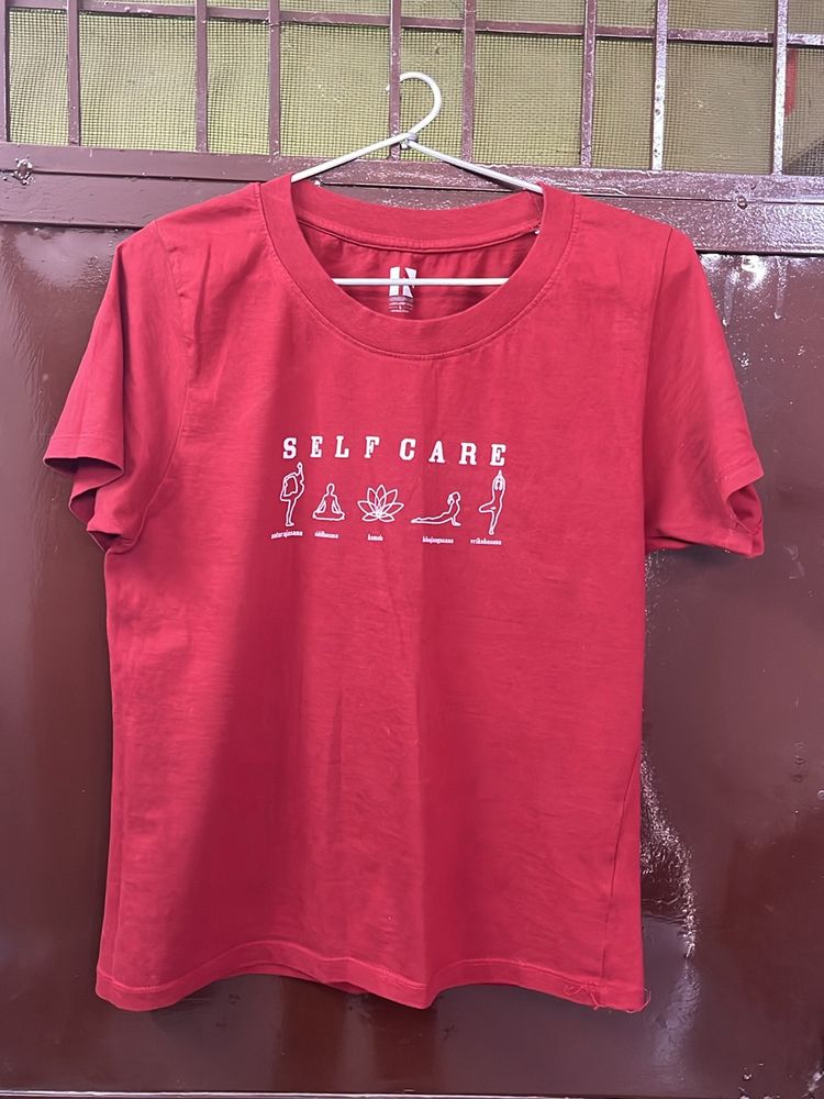 Here And Now Rust Color T Shirt L Size