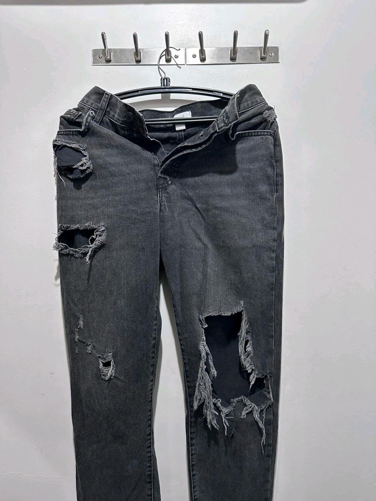 Black Ripped Forever 21 Jeans