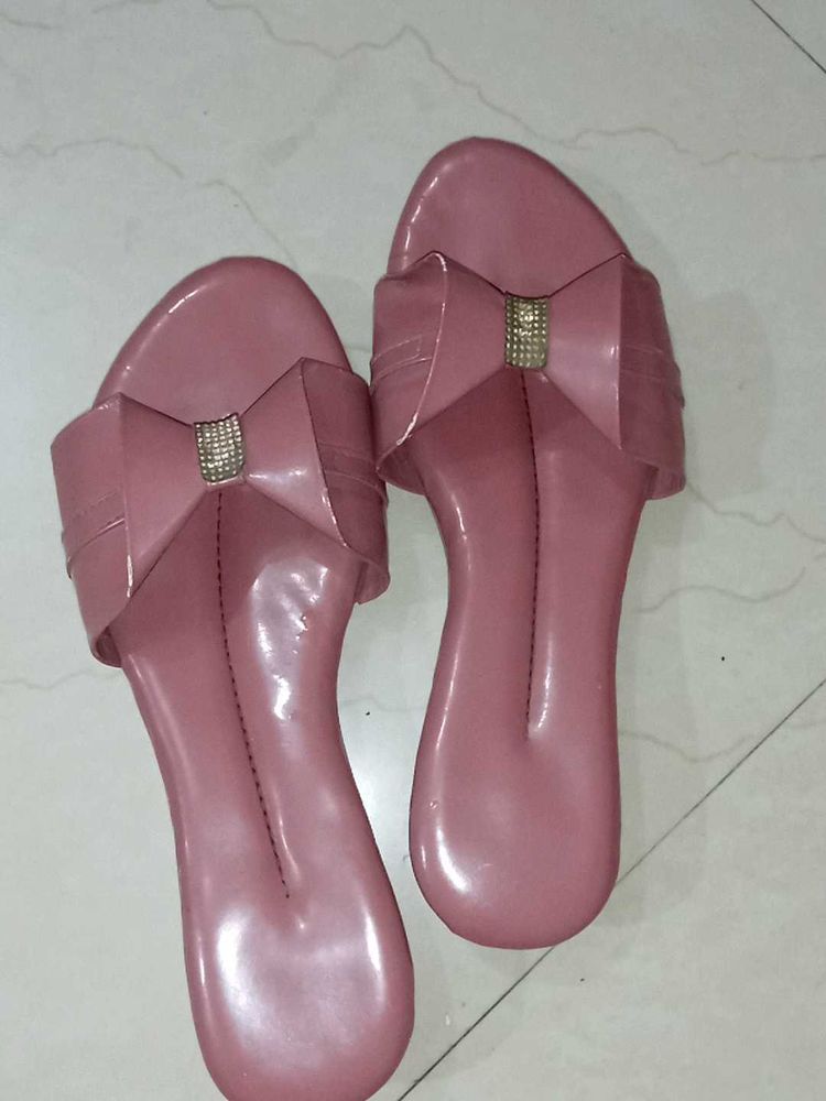 Pink Bow Jelly Sandals