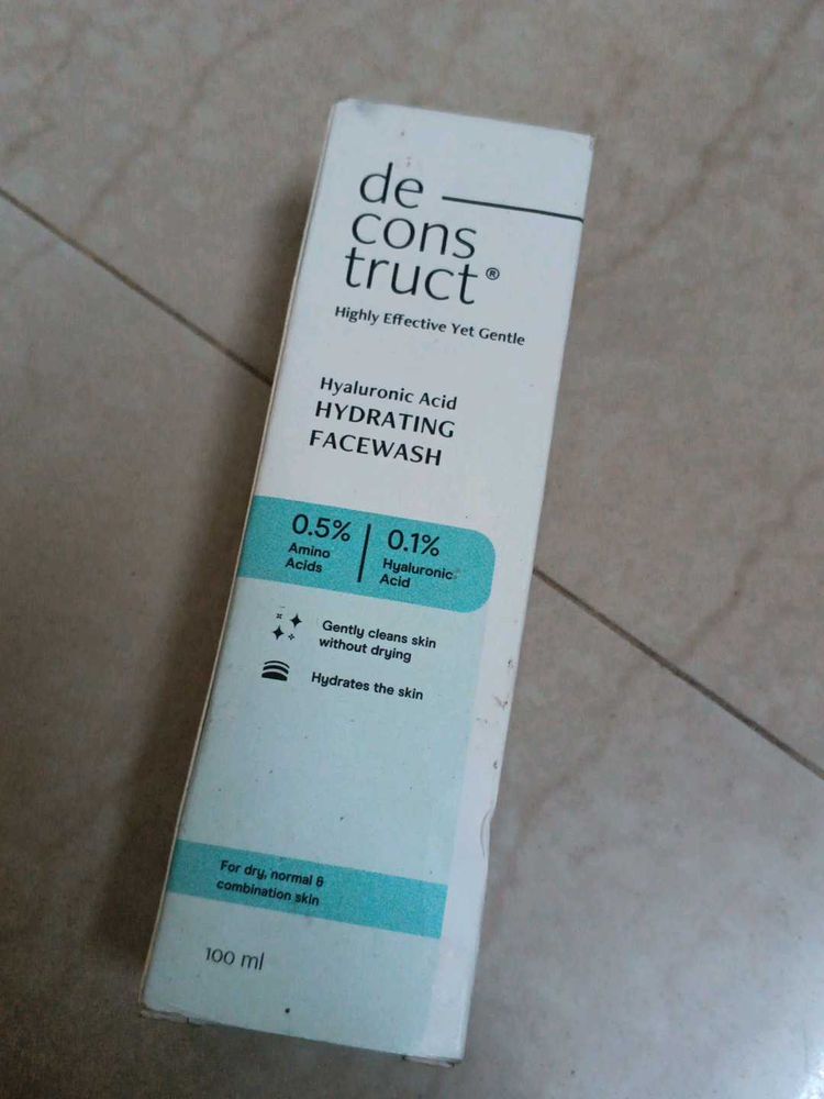 deconstruct Hyaluronic Acid Facewash