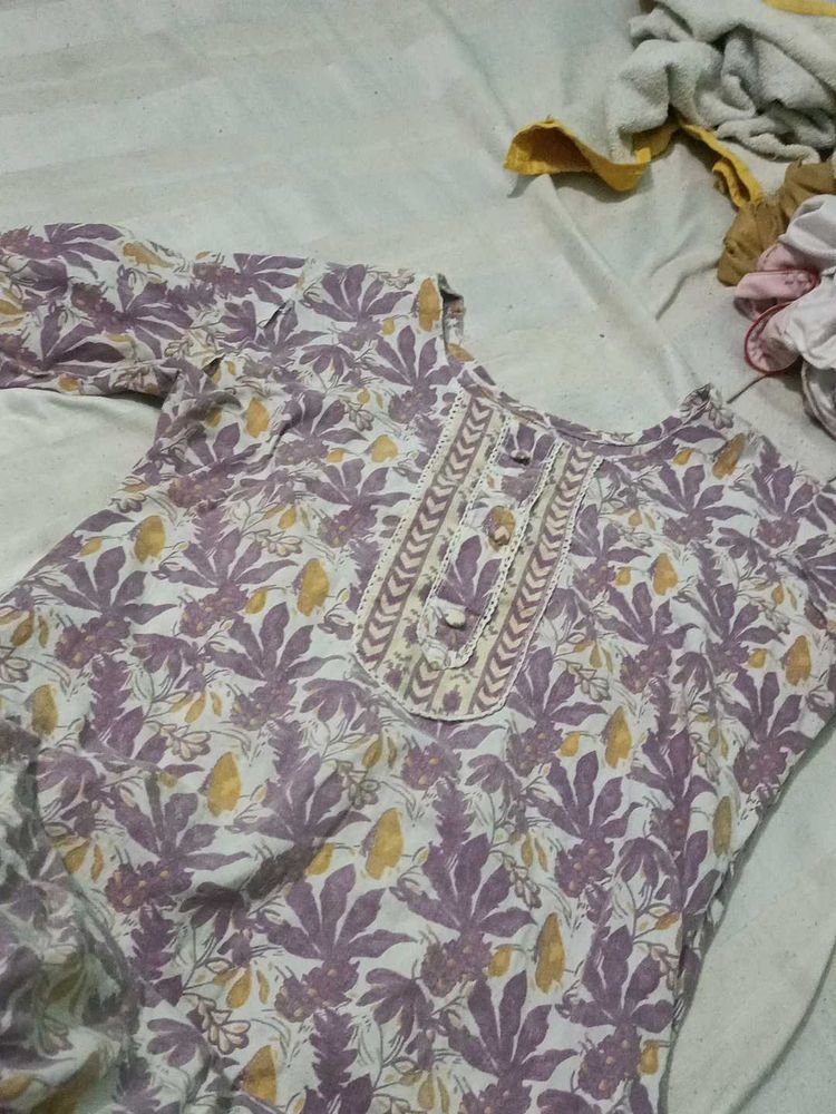 Floral Print Tunic Top