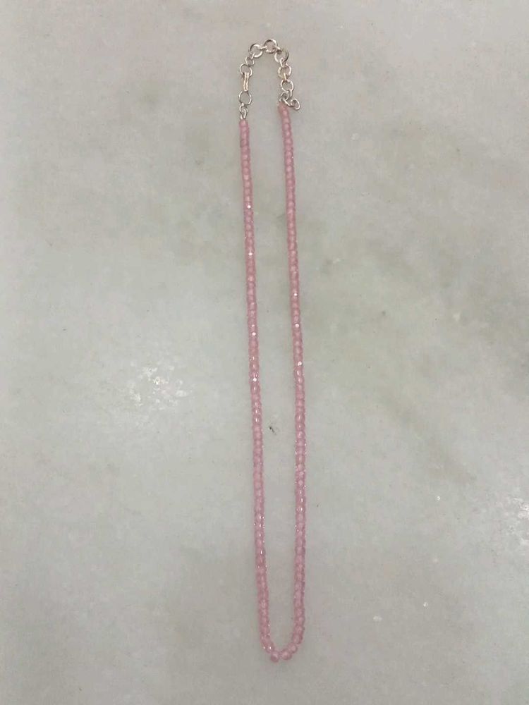 Dazzling Zircon Crystal Beaded String Chain