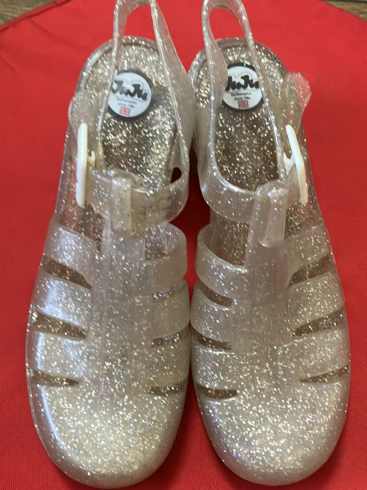 Glitter Jelly Shoes Uk 7