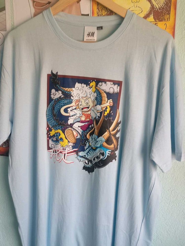 HM One Piece Luffy Dragon T-Shirt XXL