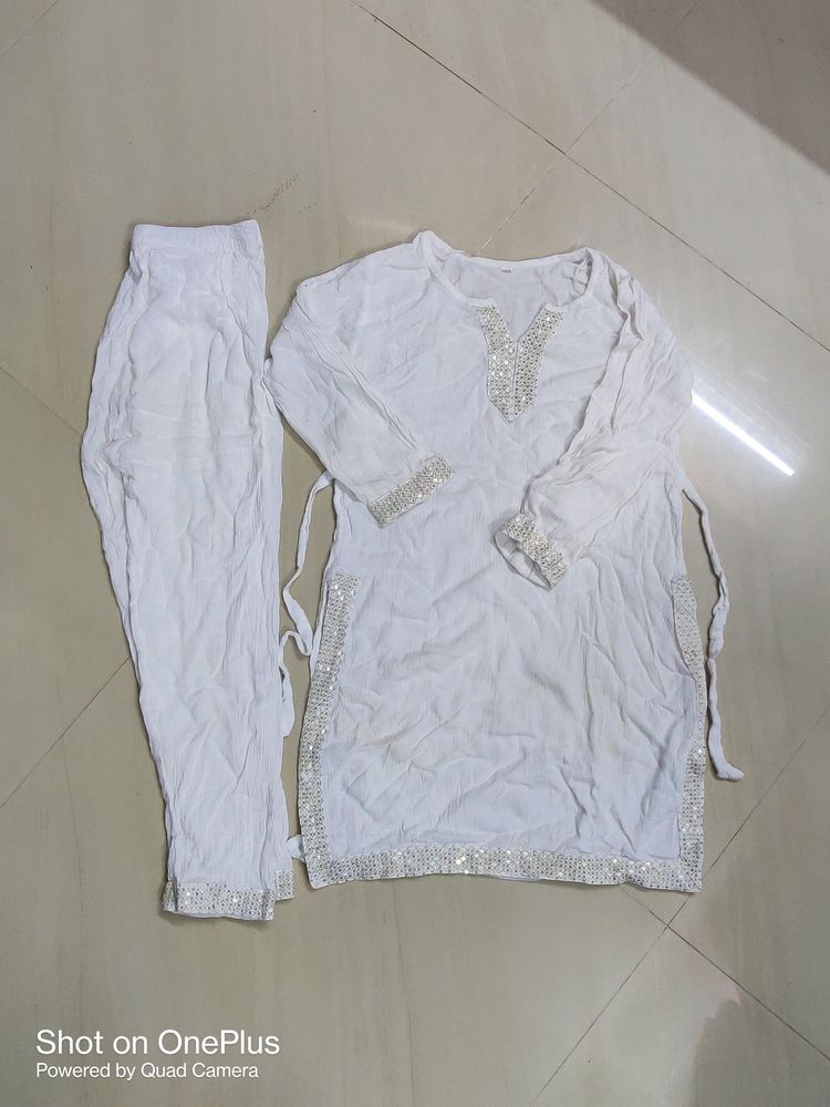 Girls Kurta And Pant Set
