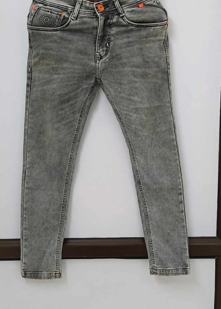 Grey Denim Jeans