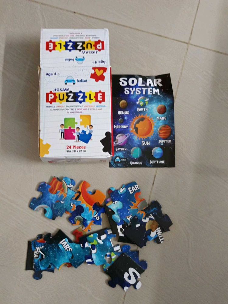 Kids Solar System Puzzles