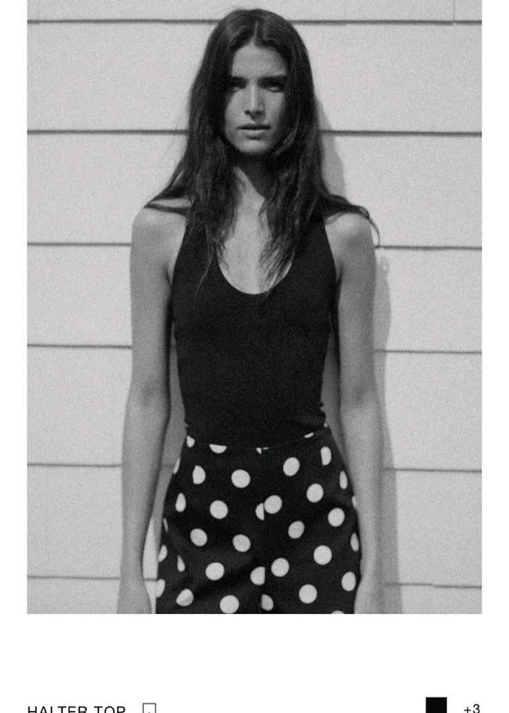 Black Halter Top