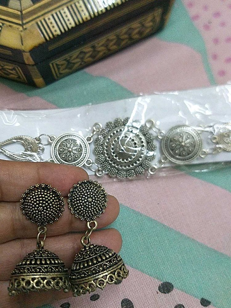 Oxidised Jewelry Set