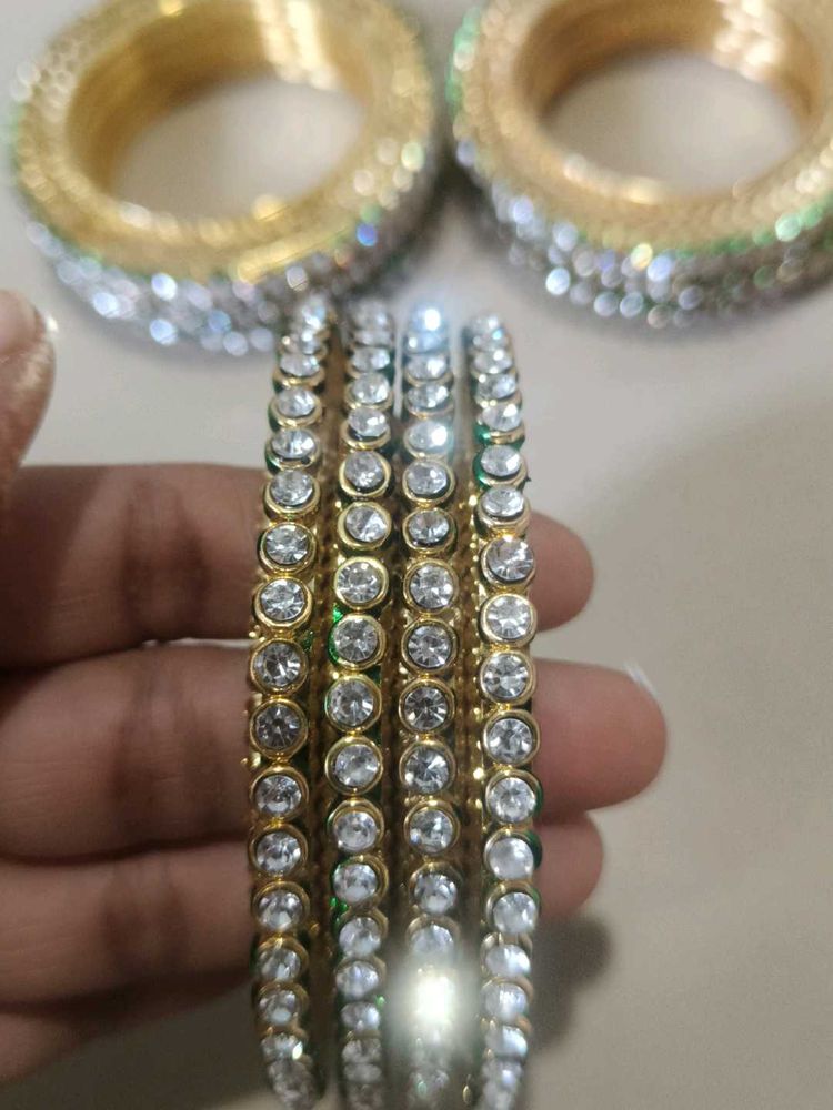 Sparkling Stone Bangles
