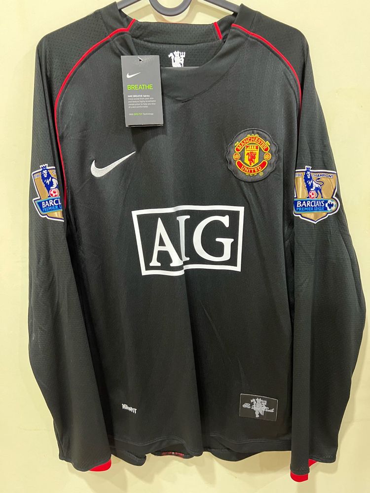 Man united 2007 Ronaldo official football jersey