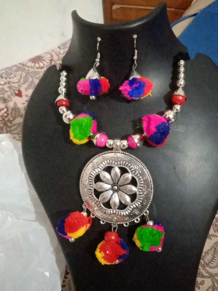 Navratri Oxidise Set