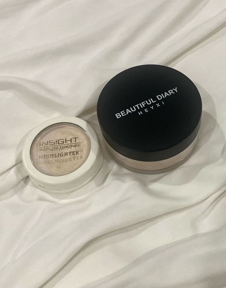 Combo Highlighter &amp; Loose Powder