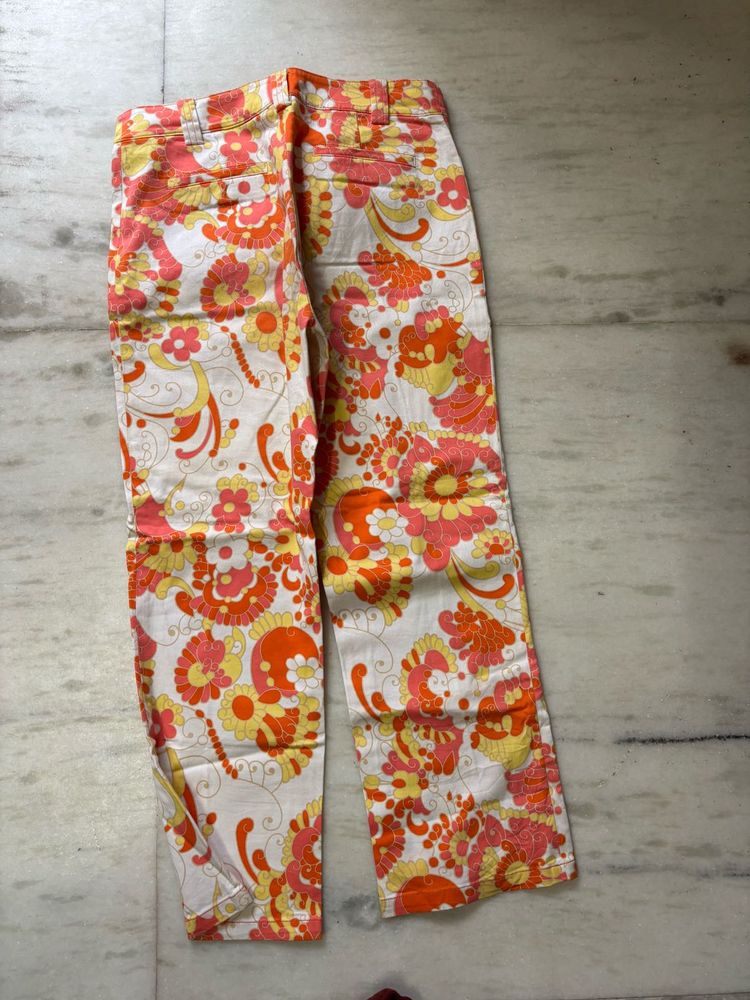 Floral Print Pants