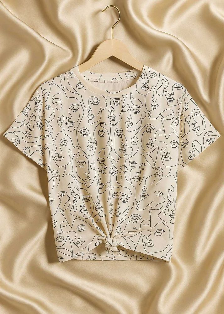 Abstract Print Top