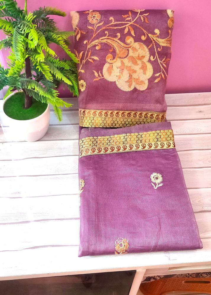 Like New Kota Saree With Thread Work