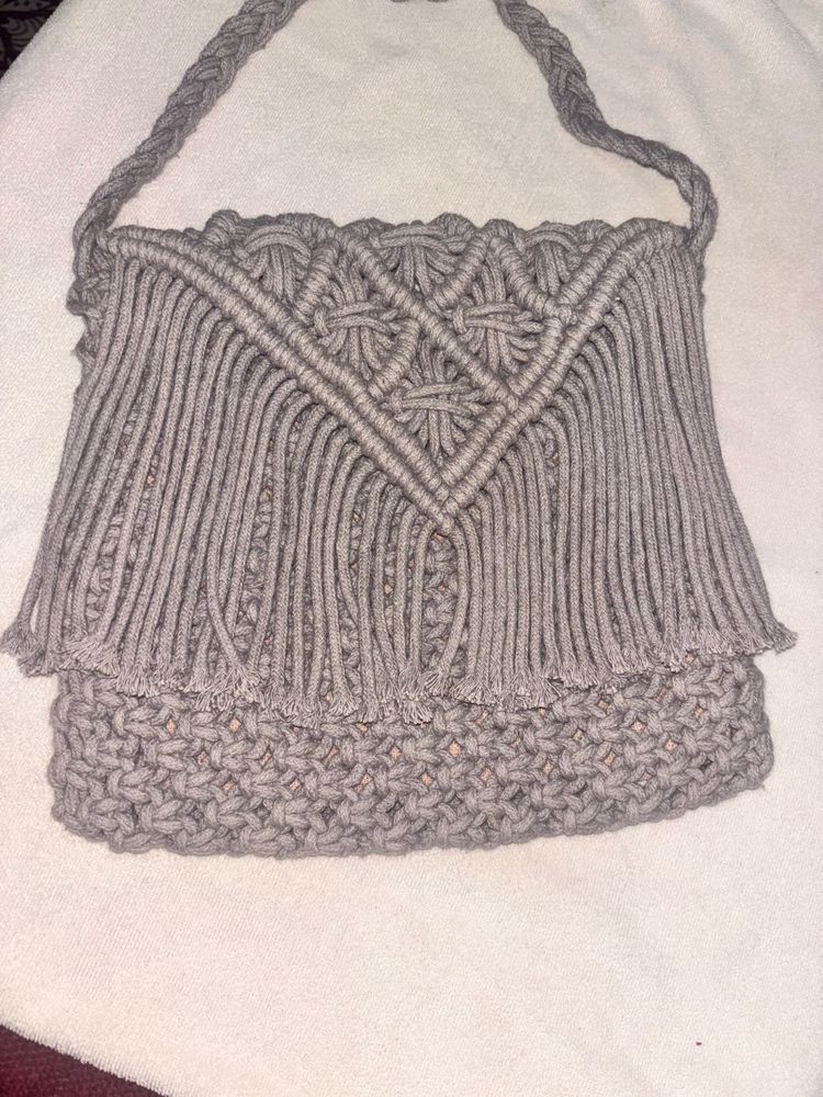 Handmade Macrame Shoulder Bag