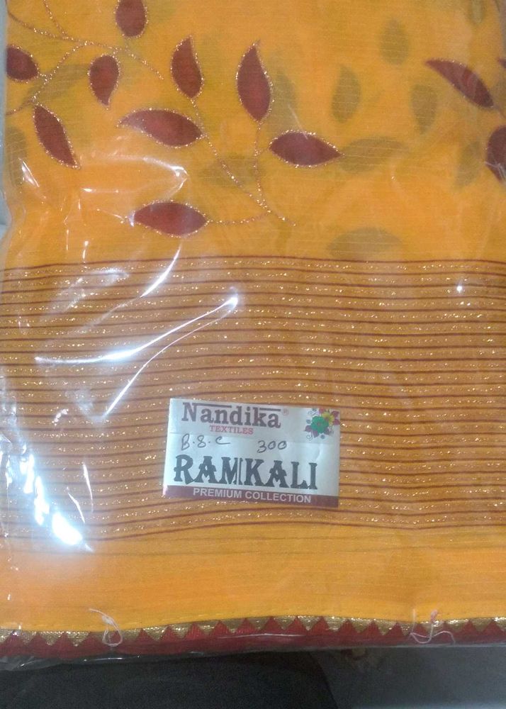 New Yellow Occasional Wear Saree