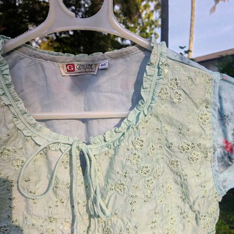 Cute Embroidered Top