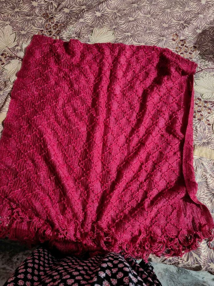 Stylish Pink Scarf