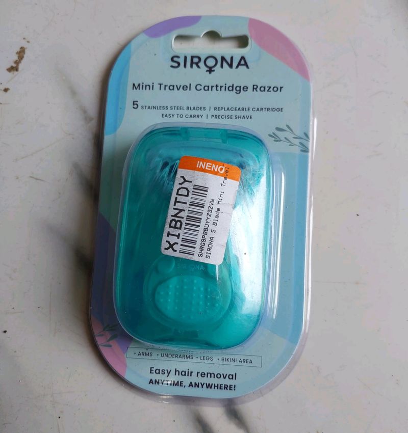 New Sirona Pack Of 2 Mini Hair Removal Razer