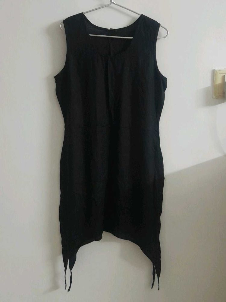Black Assymetric Kurta