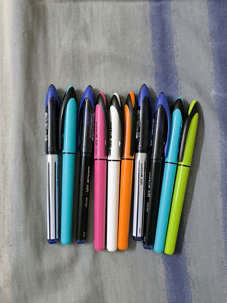 10 Blue Pen By Uniball