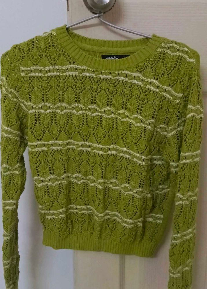 Green Knit Sweater
