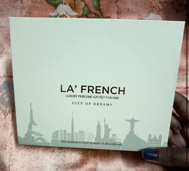 Laa french city of dream Rio Paris Tokyo City Luxury Perfume for him Gift set 4X20 ml Eau de perfume 80ml (for men)