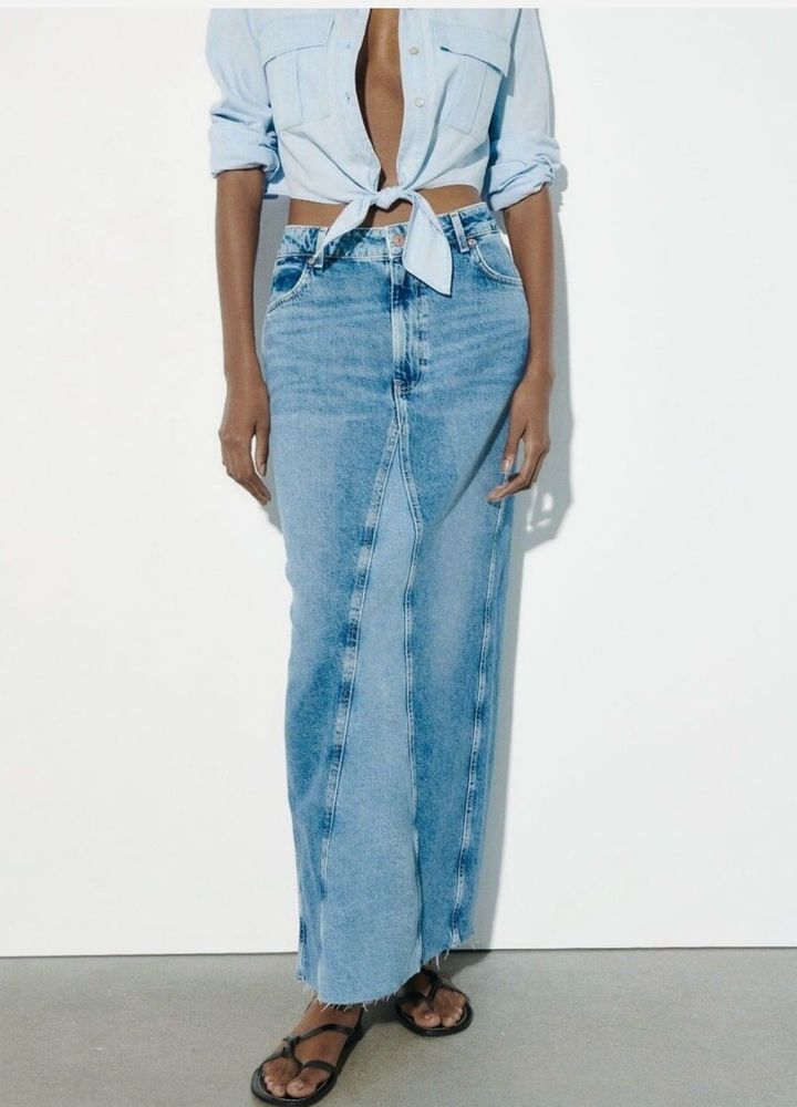 Zara Denim Skirt