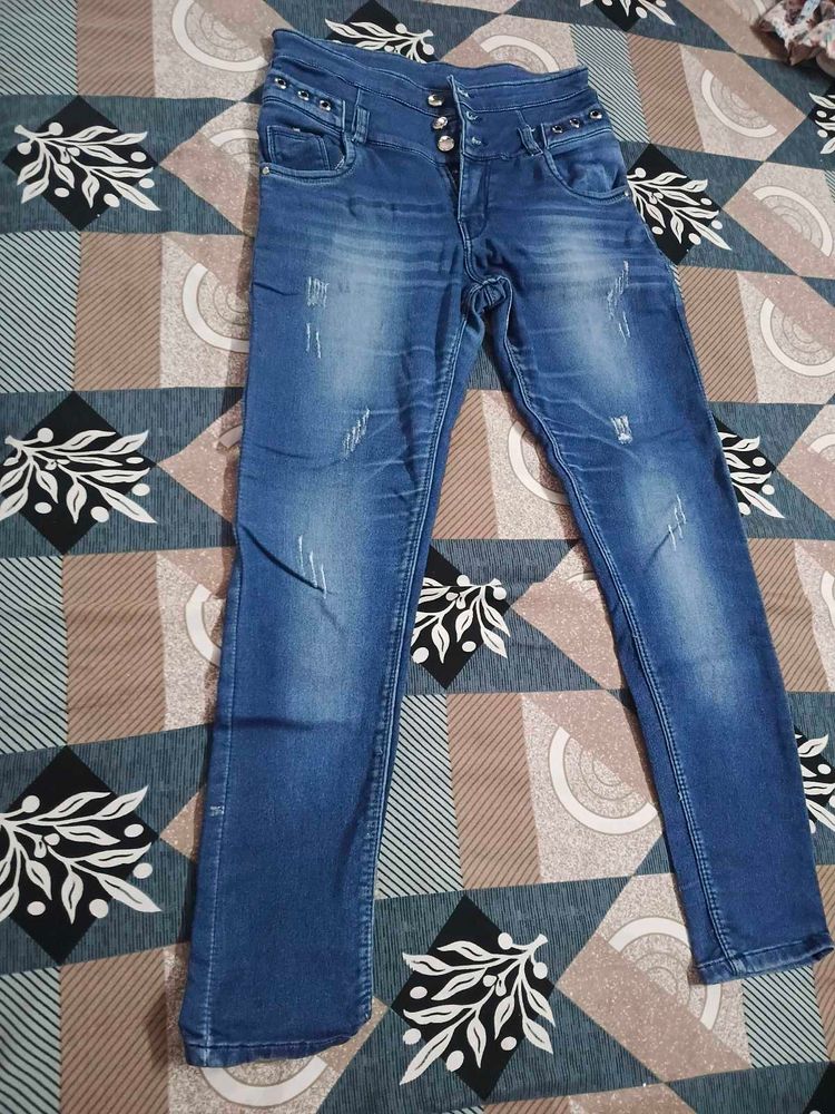 Stylish Blue Denim Jeans