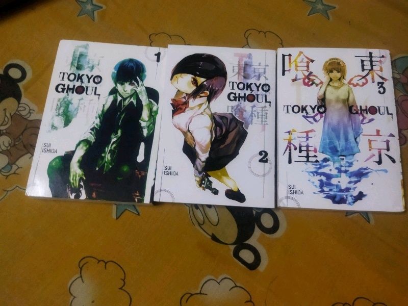 Tokyo Ghoul Vol 1-3 Manga